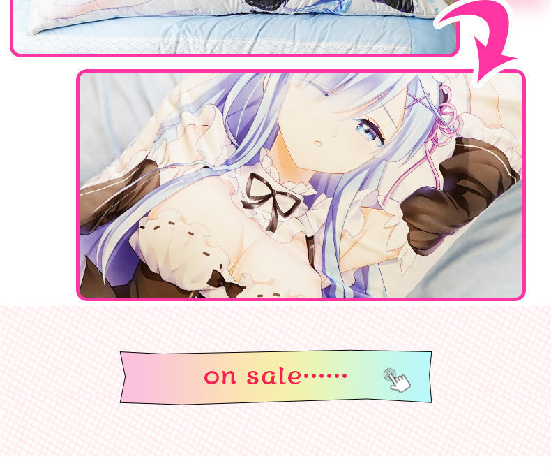 Demon Slayer Mitsuri Kanroji Dakimakura Hugging Peach Skin Body Pillow (D30)