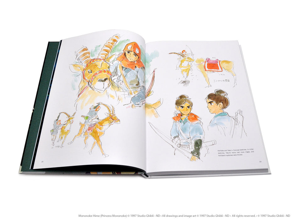 The Art of Princess Mononoke Hardcover Illustration Book