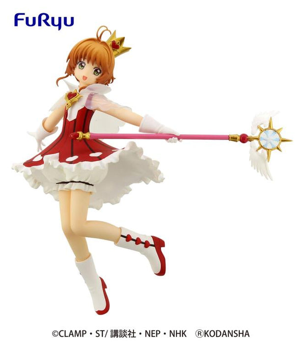 Furyu Cardcaptor Sakura: Clear Card Sakura Kinomoto (Rocket Beat Ver.) Special Figure