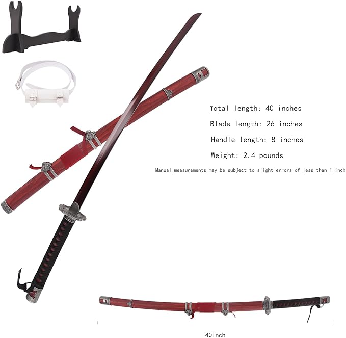 Metal sword The Wolf's Sword Sekiro Red Mortal Blade 4110