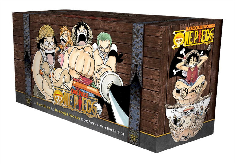 One Piece Box Set 1 East Blue and Baroque Works Volumes 1-23 with Premium: Volume 1 Manga Book Set