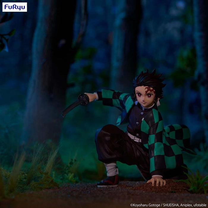 FURYU Demon Slayer: Kimetsu no Yaiba Tanjiro Kamado Noodle Stopper Figure