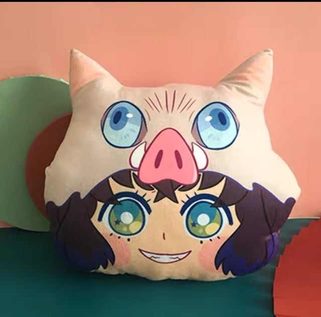 Demon Slayer Plush Toy Stuffed Cushion Pillow & Hand Warmer