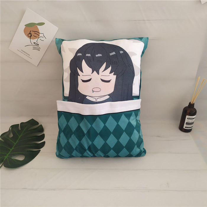 Demon Slayer Plush Toy Stuffed Cushion Pillow (Cute Sleeping Style)