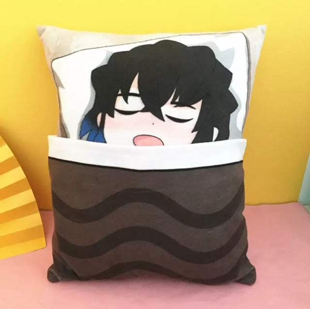 Demon Slayer Plush Toy Stuffed Cushion Pillow (Cute Sleeping Style)