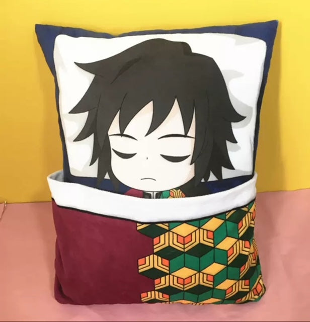 Demon Slayer Plush Toy Stuffed Cushion Pillow (Cute Sleeping Style)