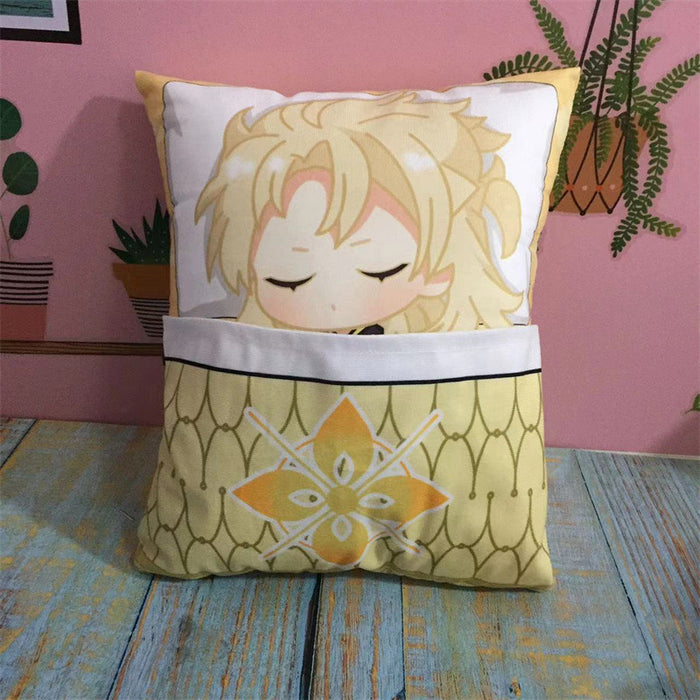 Genshin Impact Plush Toy Stuffed Cushion Pillow (Cute Sleeping Style)