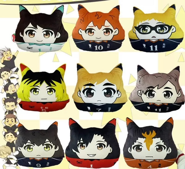 Haikyuu Plush Toy Stuffed Cushion Pillow & Hand Warmer