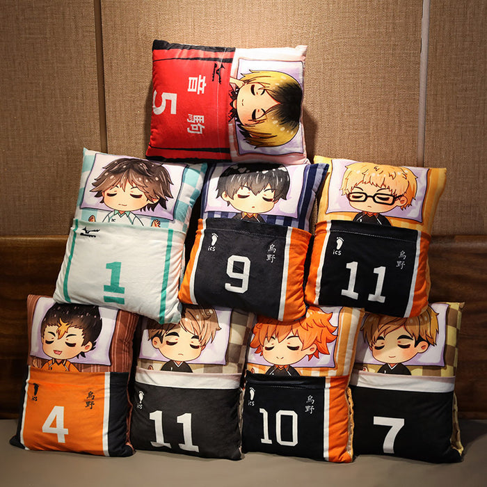 Haikyu !! Plush Toy Stuffed Cushion Pillow (Cute Sleeping Style)