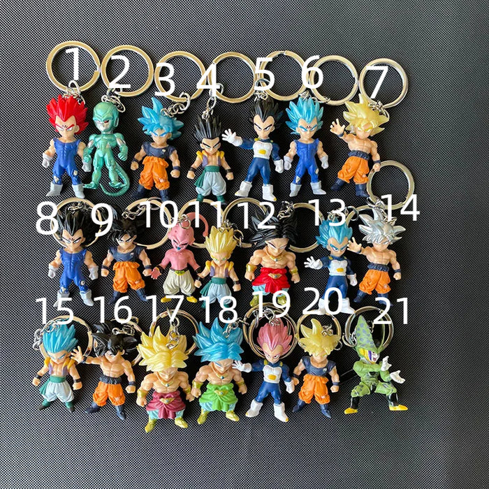 dragon ball Keychain pendant school bag doll decoration keychain