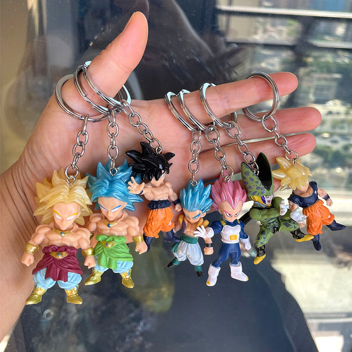 dragon ball Keychain pendant school bag doll decoration keychain