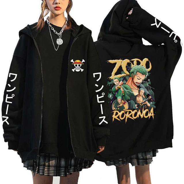 One Piece Zoro 3D Print Pullover Hoodie Jumper Clothes