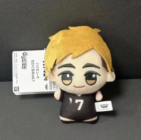 Bandai 10cm Haikyuu Plush Keyring Merch Pendant Doll Cosplay Cushion Decorations