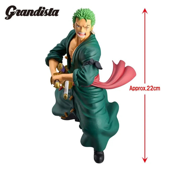 Bandai One Piece Grandista Roronoa Zoro Figure