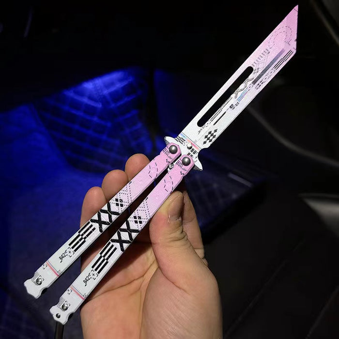 WARRIOR BUTTERFLY KNIFE (Blunt Blade - Non sharp).