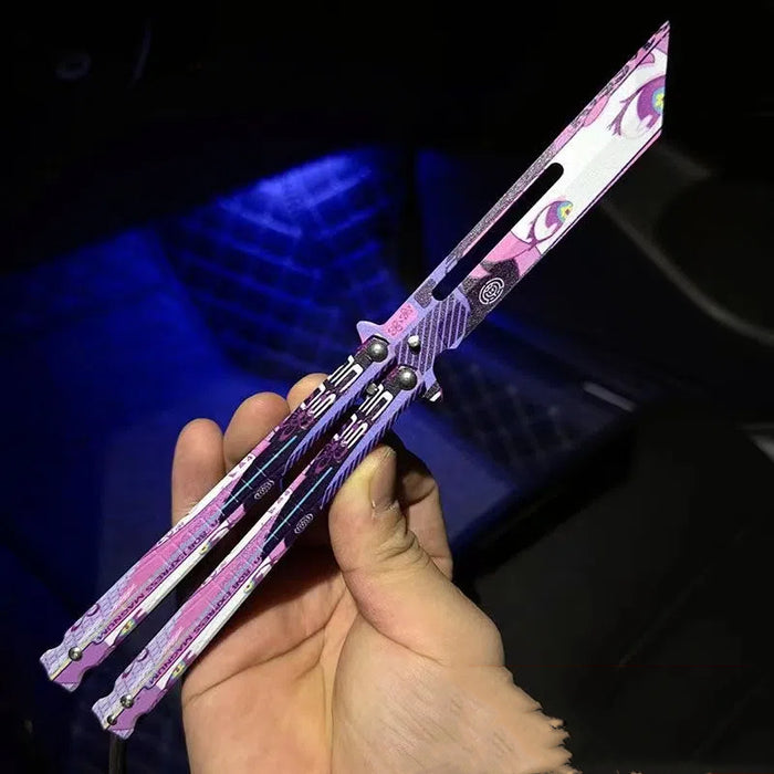 WARRIOR BUTTERFLY KNIFE (Blunt Blade - Non sharp).