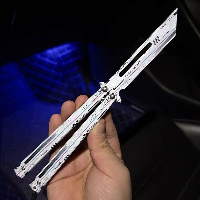 WARRIOR BUTTERFLY KNIFE (Blunt Blade - Non sharp).