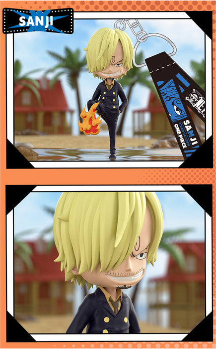 One Piece Officially Licensed Anime Figurine Character Keychain Blind Box