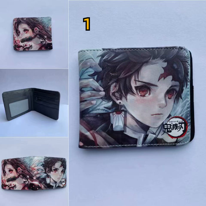Buy Anime Wallet Young Men and Women Students Short Wallets Japanese  Cartoon Comics Purse, Color H, M, Online at desertcartINDIA