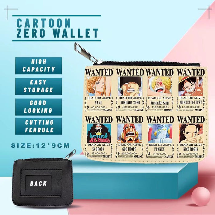 One Piece Anime Coin Purse