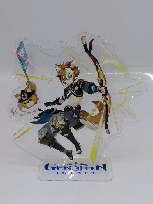 Genshin Impact Double-sided Laser Acrylic Model Desk Decoration