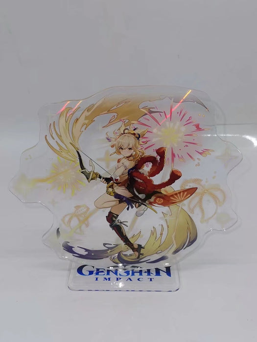 Genshin Impact Double-sided Laser Acrylic Model Desk Decoration