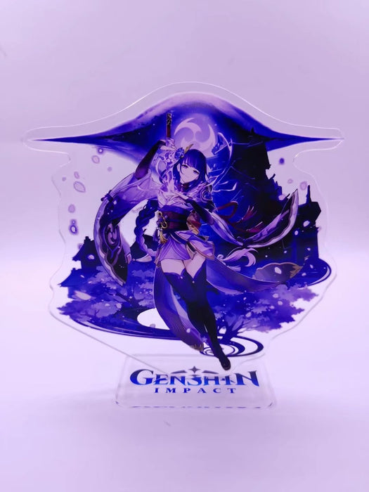 Genshin Impact Double-sided Laser Acrylic Model Desk Decoration