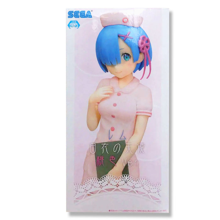 SEGA Re:Zero Starting Life in Another World Premium Rem (Pink Nurse Ver.) Figure