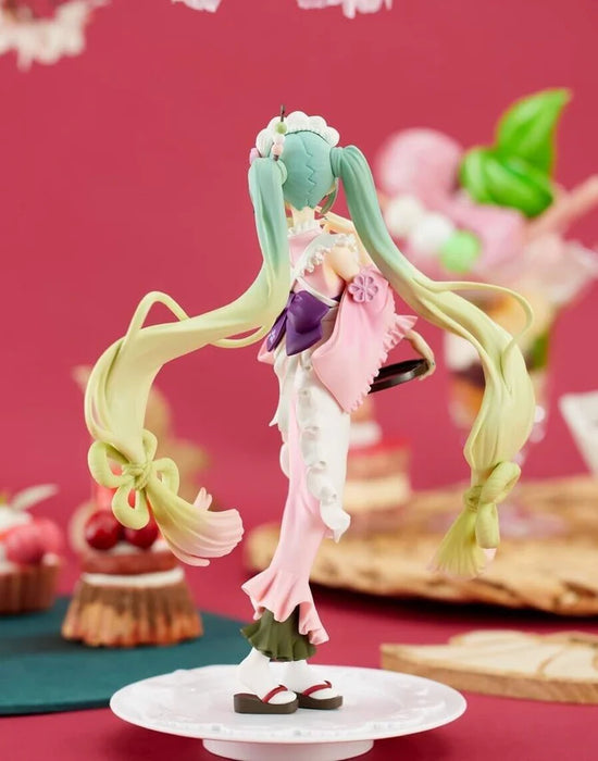 FuRyu Exceed Creative Figure Sweet Sweets Matcha Parfait Sakura Hatsune Miku