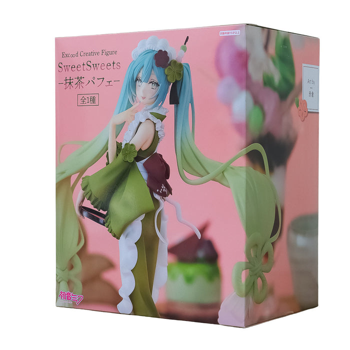 FuRyu Vocaloid SweetSweets Series Hatsune Miku (Matcha Green Tea Parfait Cherry Blossom Ver.) Exceed Creative Figure