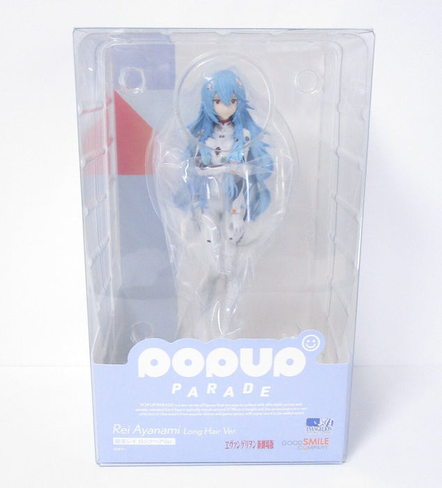 GOOD SMILE COMPANY Rebuild of Evangelion Pop Up Parade Rei Ayanami (Long Hair Ver.) Figure