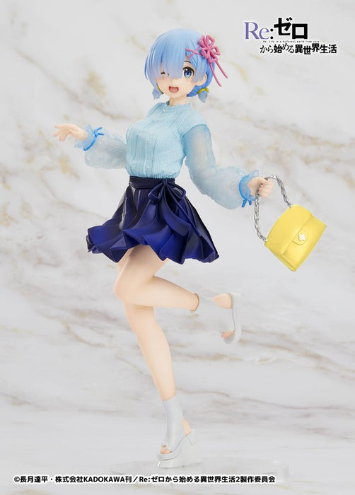 TAITO Re: Zero Starting Life in Another World Rem Figure OUTFIT TO GO OUT VER,