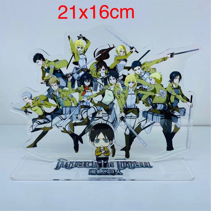 Attack on Titan Double-Sided Acrylic Model Desk Decoration