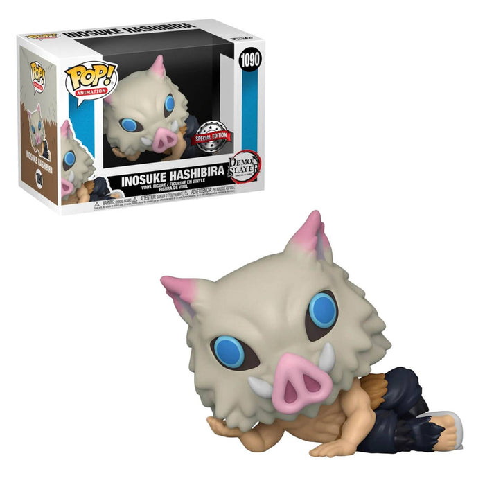 Funko POP!  Demon Slayer 1090 Inosuke Hashibira Lounging in Mask  Special Edition