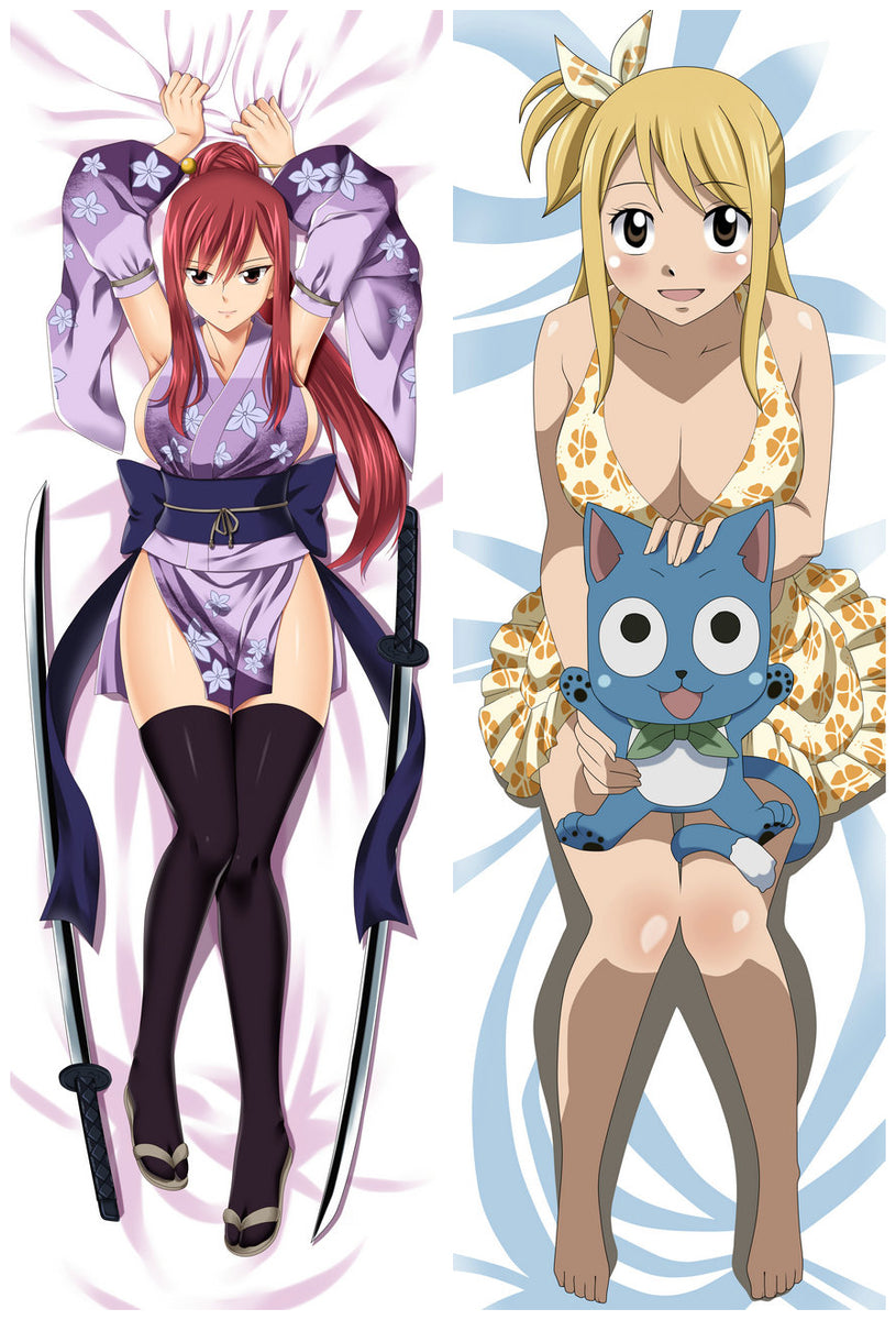 FAIRY TAIL Erza Dakimakura HUGGING PEACH SKIN BODY PILLOW F3 Anime House