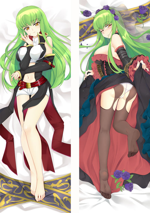 Code Geass C.C Dakimakura HUGGING PEACH SKIN BODY PILLOW (C12)