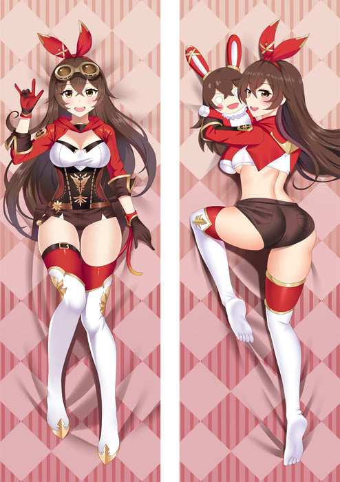 Genshin Impact Amber Dakimakura HUGGING PEACH SKIN BODY PILLOW (G4)