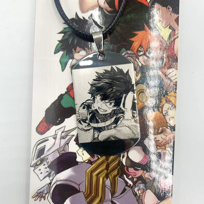 My Hero Academia character necklace