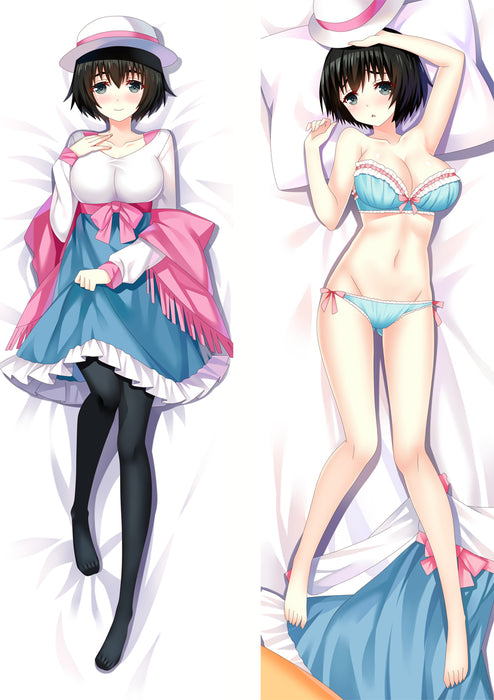 Steins Gate Mayuri Shiina Dakimakura Hugging Peach Skin Body Pillow (S17)