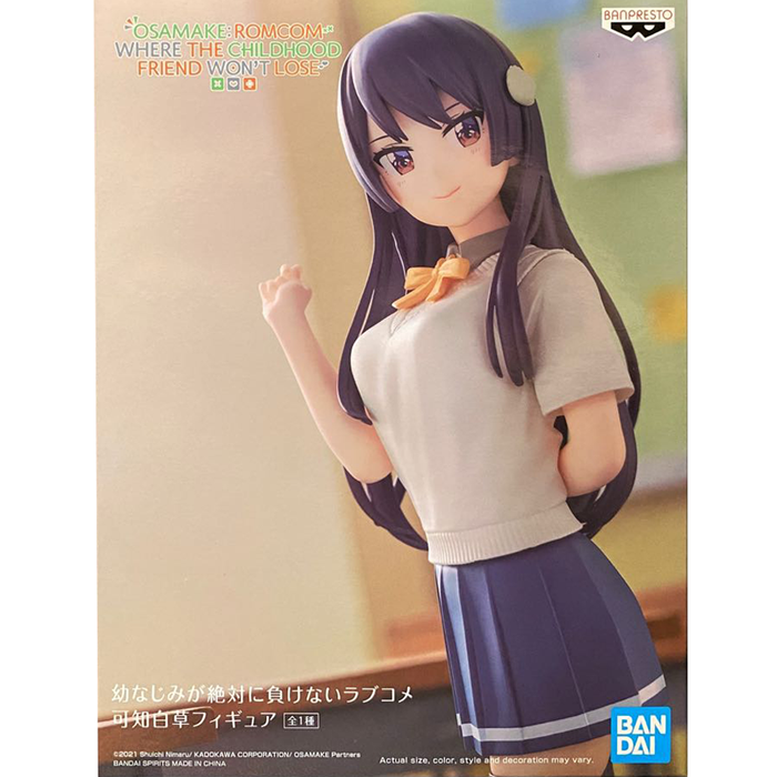 BANDAI BANPRESTO Osamake: Romcom Where The Childhood Friend Won't Lose Shirokusa Kachi Figure