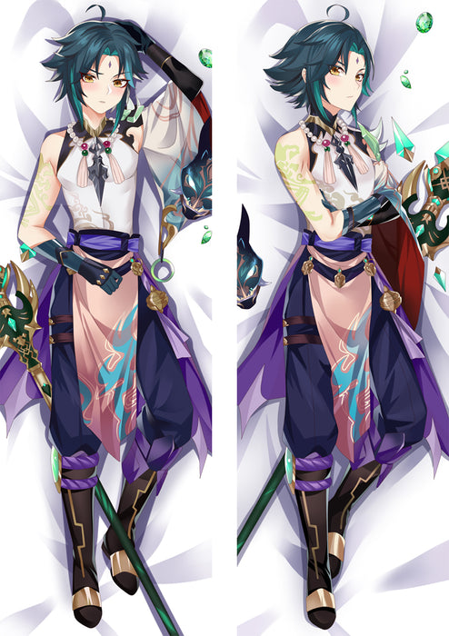 Genshin Impact Xiao Dakimakura Hugging Peach Skin Body Pillow (G74)