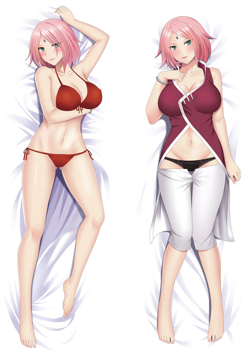 naruto sakura  HUGGING PEACH SKIN BODY PILLOW (N14)