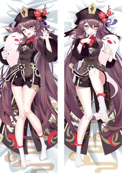 Genshin Impact Hu Tao Dakimakura HUGGING PEACH SKIN BODY PILLOW (G27)