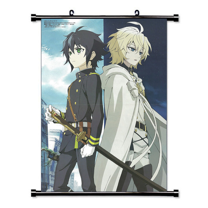 Wall Scroll - Seraph of the End Mikaela Hyakuya & Yuichiro Hyakuya