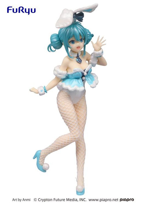 FURYU Vocaloid BiCute Bunnies Hatsune Miku White Rabbit (Pearl Color Ver.) Figure