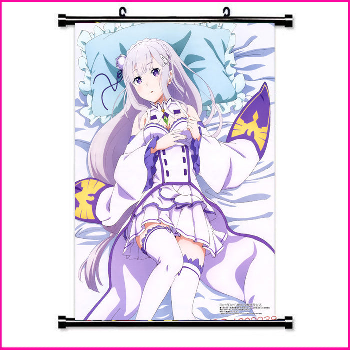 Wall Scroll - Re Zero Emilia