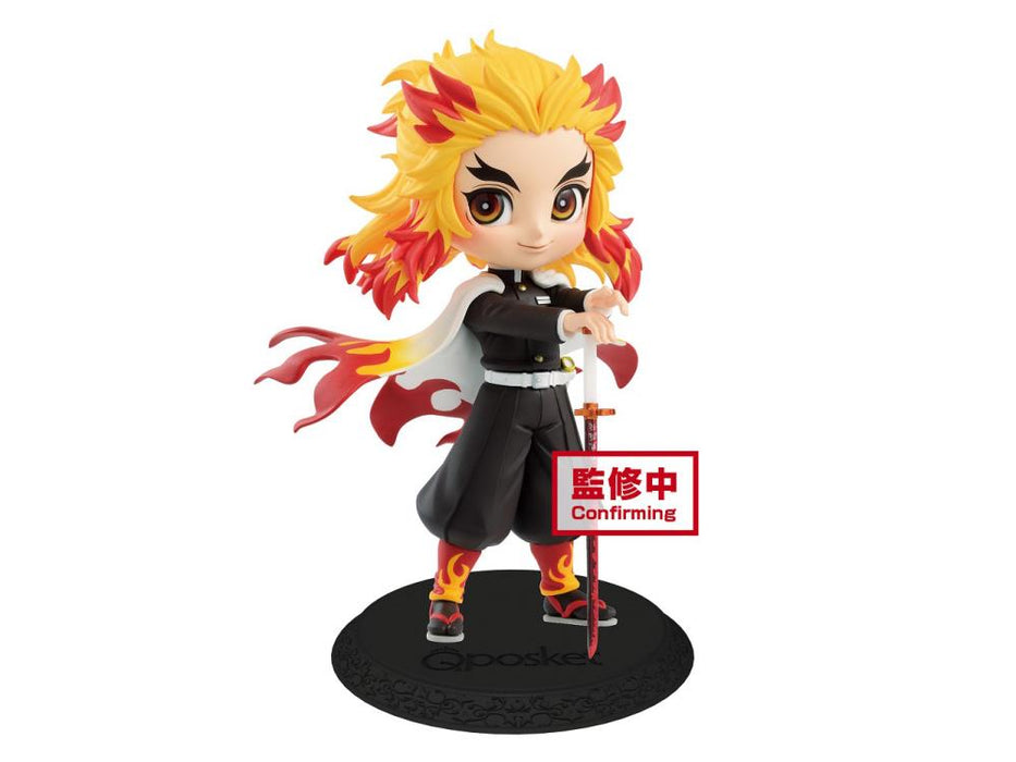 Demon Slayer Kimetsu no Yaiba BANPRESTO Q posket-Kyojuro Rengoku- Figure