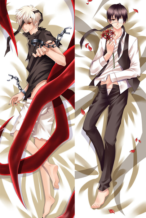 Tokyo Ghoul Ken Kaneki Dakimakura Hugging Peach Skin Body Pillow T39 Anime House