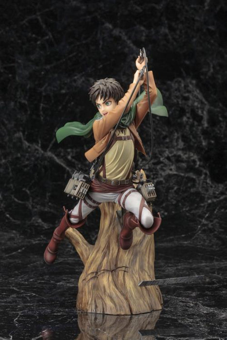 KOTOBUKIYA Attack on Titan ArtFX J Eren Yeager Statue Figure