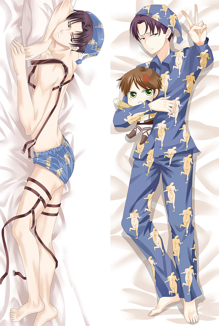 Attack on Titan Levi Ackerman Dakimakura Hugging Peach Skin Body Pillo Anime House